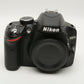 Nikon D3200 DSLR Body, batt+charger+strap 10,587 Acts, Tested