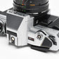 Minolta X370 35mm SLR w/35-75mm zoom, case, strap, tested