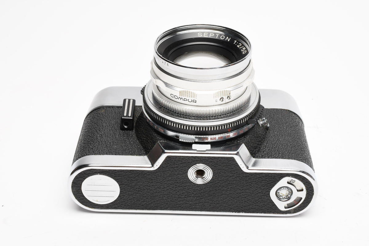 Voigtlander Ultramatic CS Camera with Septon 50mm Lens 50mm f2, Case, Nice