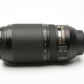 Nikon AF-S Nikkor 70-300mm f4.5-5.6G ED VR zoom lens, caps, pouch, Great!