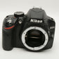 Nikon D3200 DSLR Body, batt+charger+strap 10,587 Acts, Tested