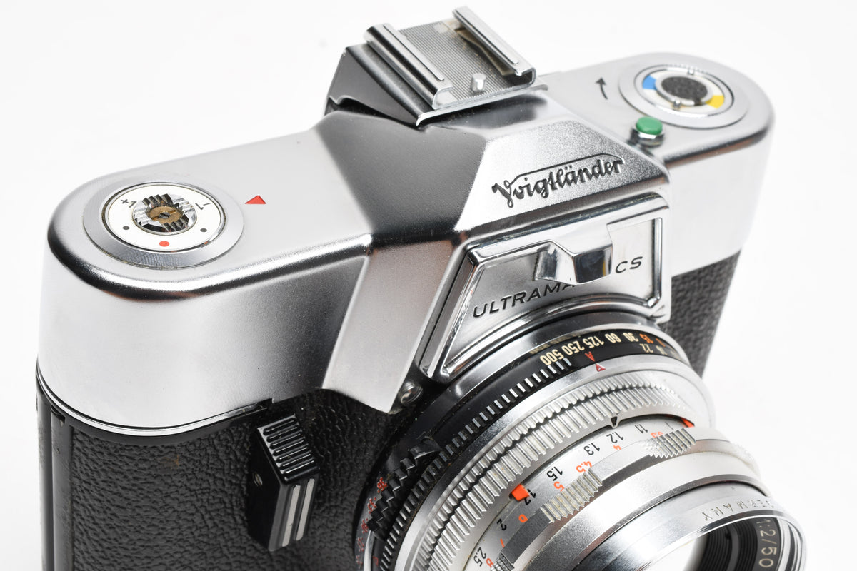 Voigtlander Ultramatic CS Camera with Septon 50mm Lens 50mm f2, Case, Nice