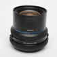 Mamiya 50mm f4.5M W lens for RZ67 cameras w/Instructions, caps, Mint