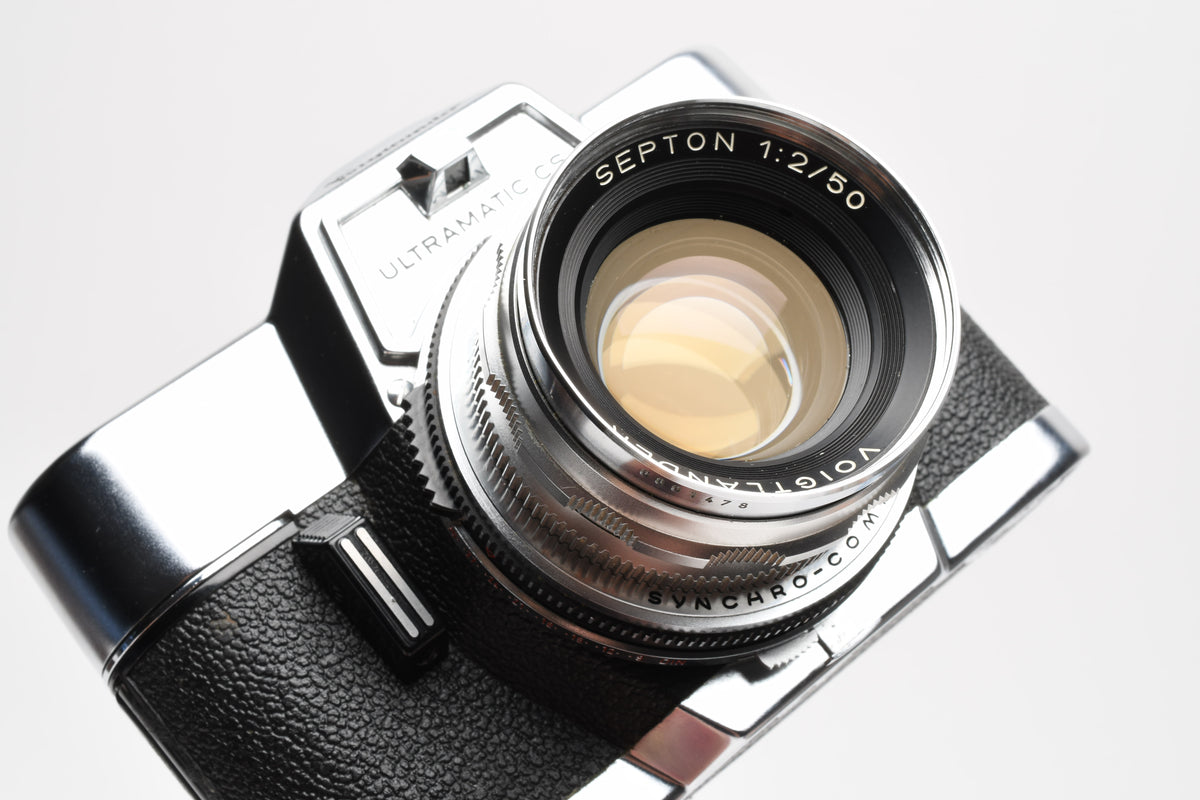 Voigtlander Ultramatic CS Camera with Septon 50mm Lens 50mm f2, Case, Nice