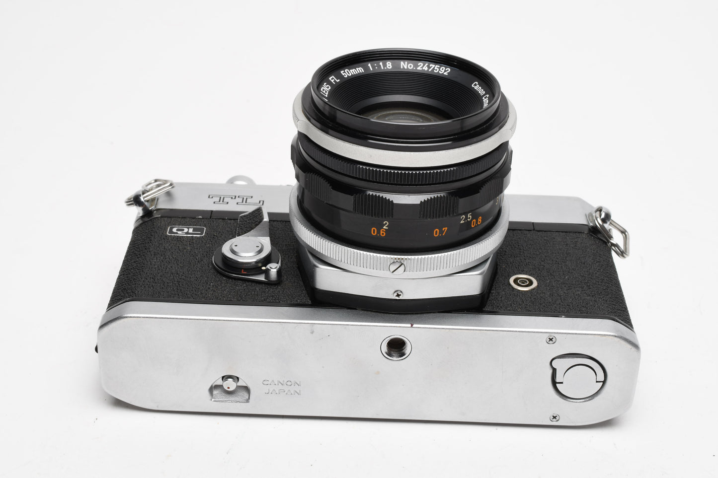 Canon TL QL 35mm SLR w/FL 50mm f1.8 lens, New seals, Tested, Great!