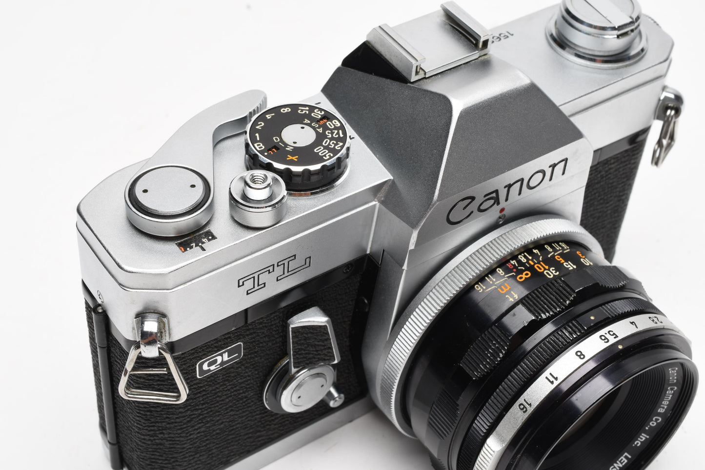 Canon TL QL 35mm SLR w/FL 50mm f1.8 lens, New seals, Tested, Great!