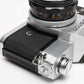Canon TL QL 35mm SLR w/FL 50mm f1.8 lens, New seals, Tested, Great!