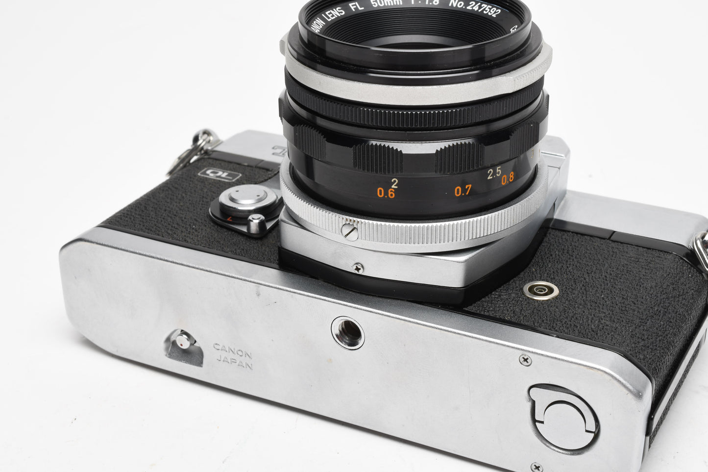 Canon TL QL 35mm SLR w/FL 50mm f1.8 lens, New seals, Tested, Great!