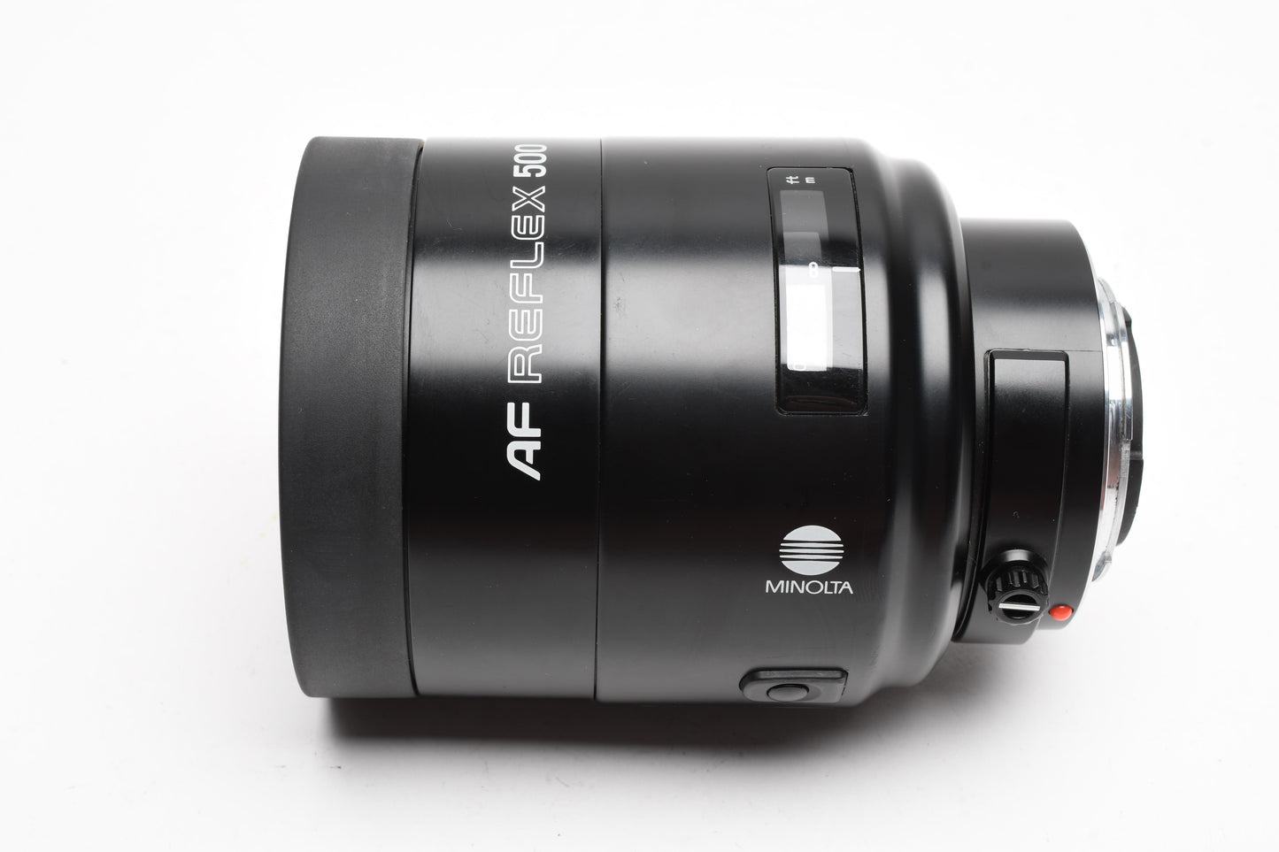 Minolta Maxxum AF 500mm F8 Reflex lens, UV+PL, case, Clean!