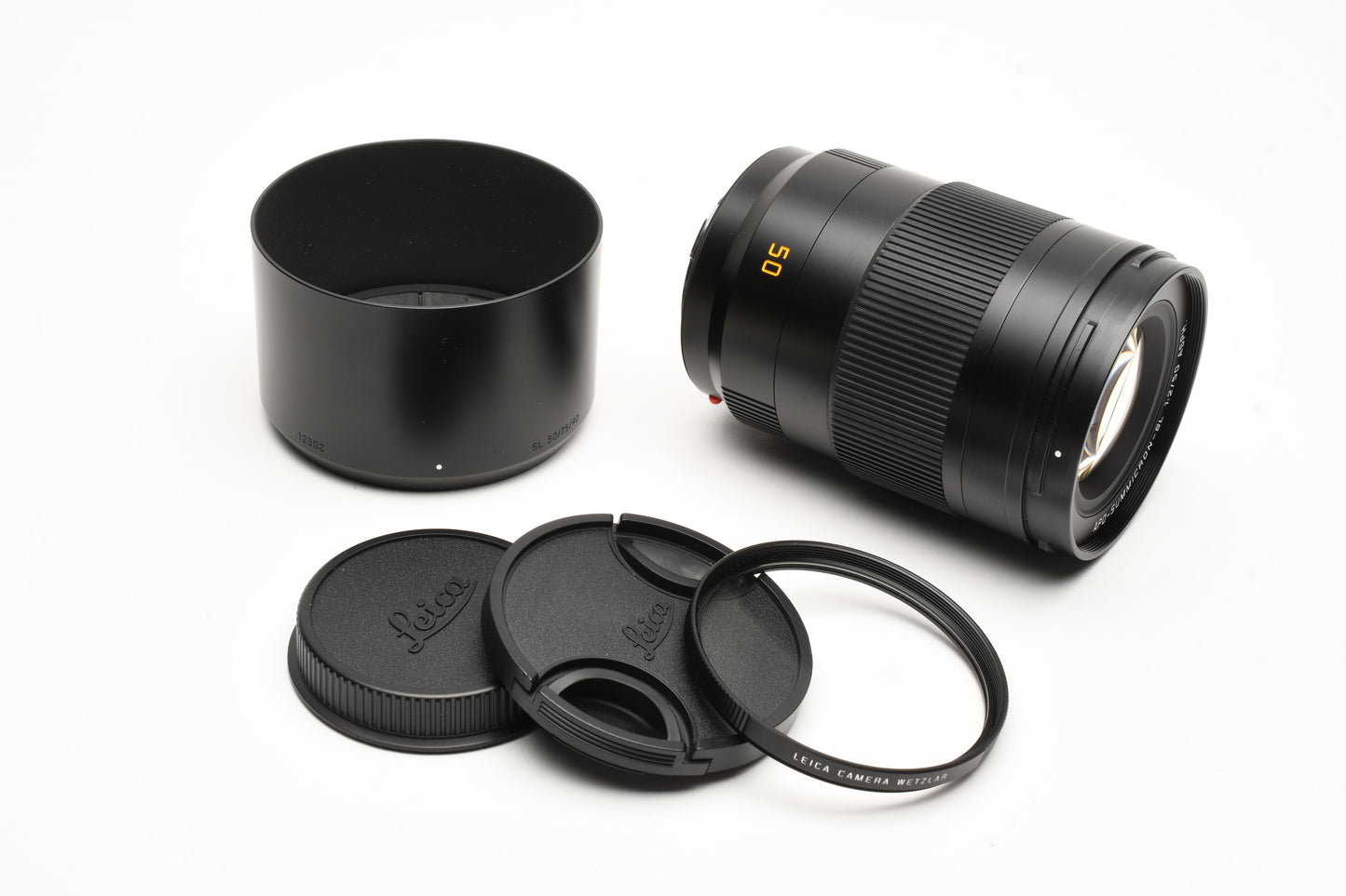 Leica 50mm f2 APO-Summicron-SL ASPH 11185 +Leica UV+Hood, Mint-