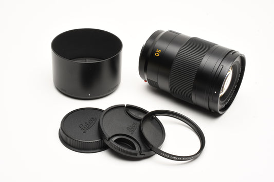 Leica 50mm f2 APO-Summicron-SL ASPH 11185 +Leica UV+Hood, Mint-