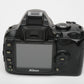 Nikon D40 DSLR body w/Nikkor 18-55mm f3.5-5.6G ED II , batt+charger Only 5714 Acts!