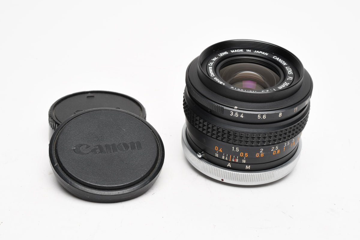 Canon FL 35mm f3.5 Breech Mount Lens, Great!