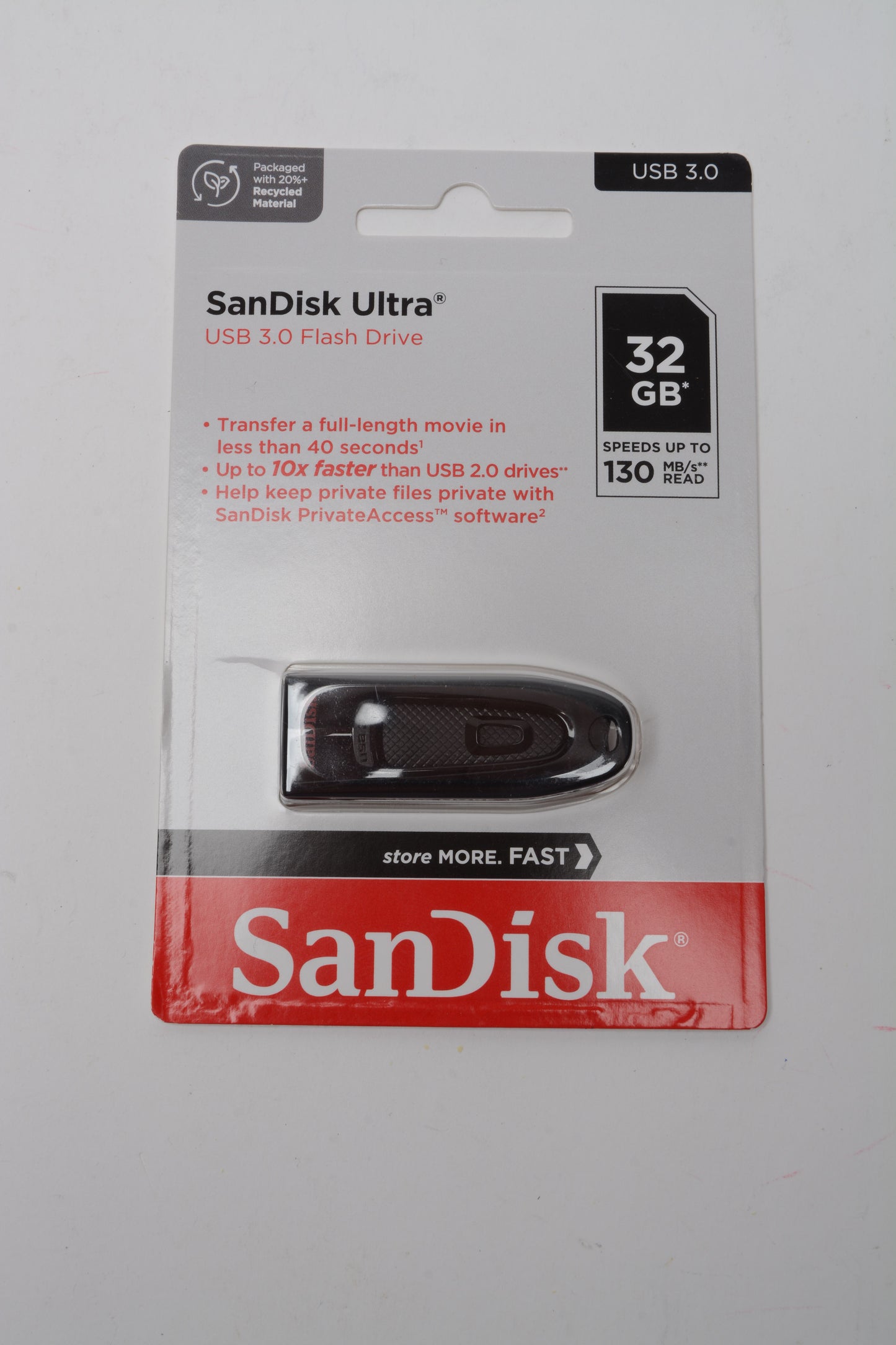 Sandisk Ultra USB 3.0 Flash Drive, New