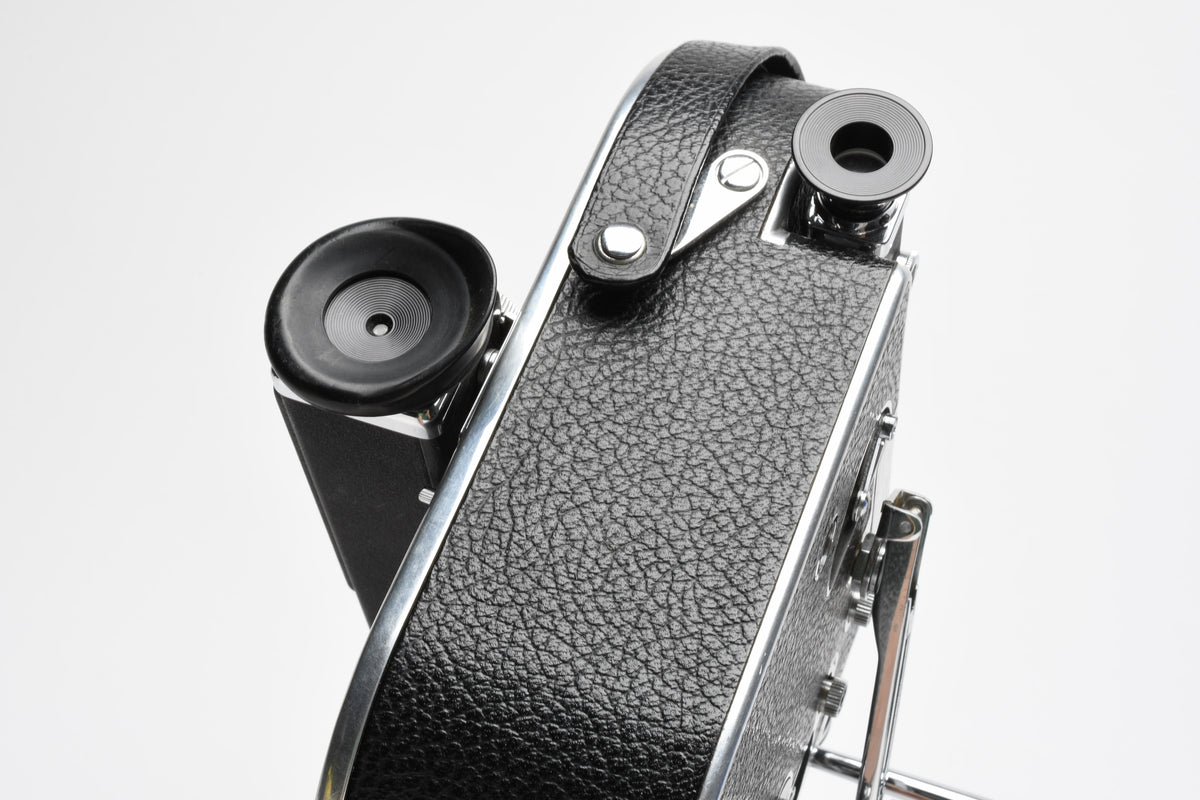Bolex H16 camera w/3X Kern lenses, filters, Grip, Tested, Great!