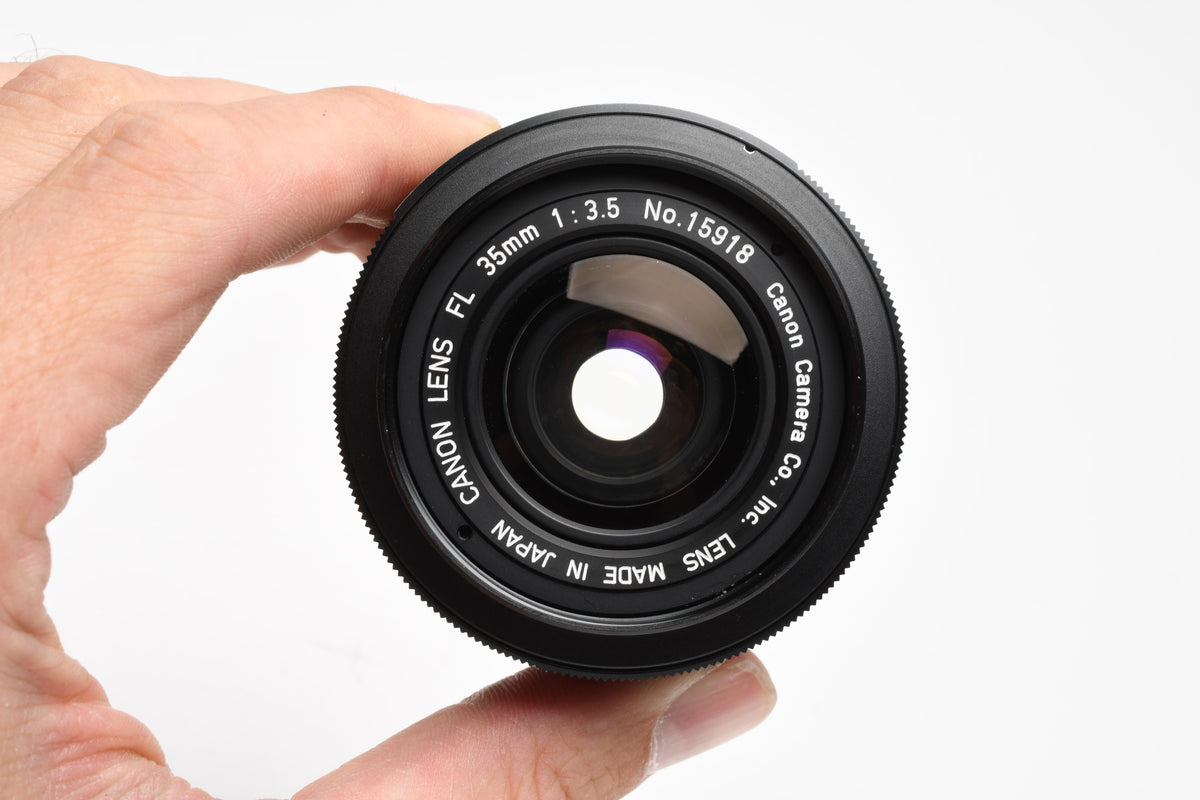 Canon FL 35mm f3.5 Breech Mount Lens, Great!