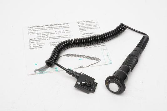 Mamiya Electromagnetic cable release w/Instructions manual