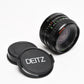 Deitz 28mm F2.8 Wide Angle Macro Lens, Caps, PK Mount, Good, Bargain