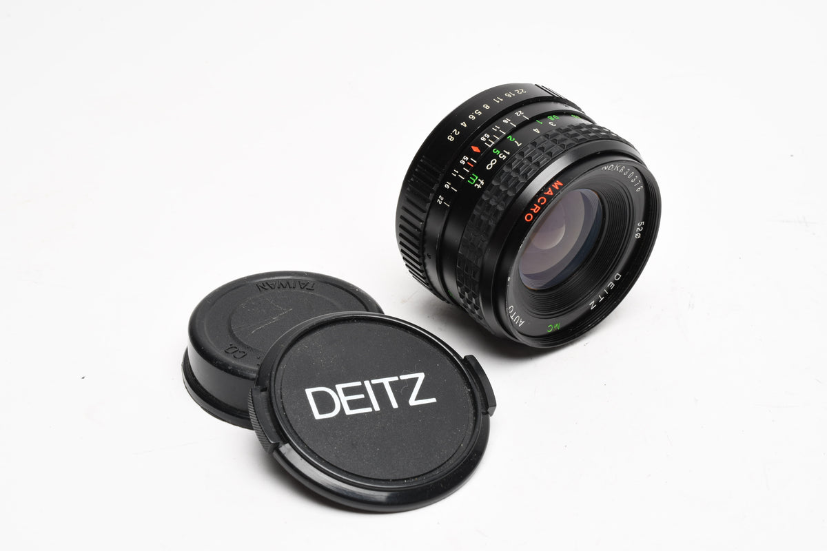 Deitz 28mm F2.8 Wide Angle Macro Lens, Caps, PK Mount, Good, Bargain