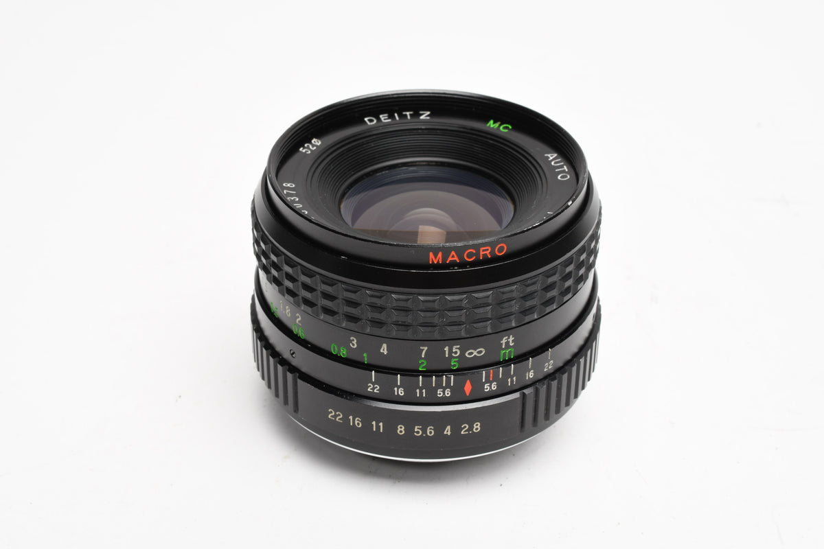 Deitz 28mm F2.8 Wide Angle Macro Lens, Caps, PK Mount, Good, Bargain