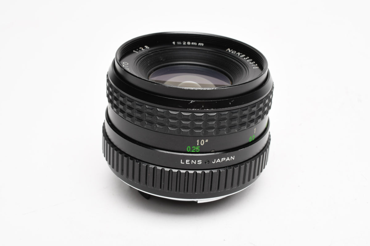 Deitz 28mm F2.8 Wide Angle Macro Lens, Caps, PK Mount, Good, Bargain