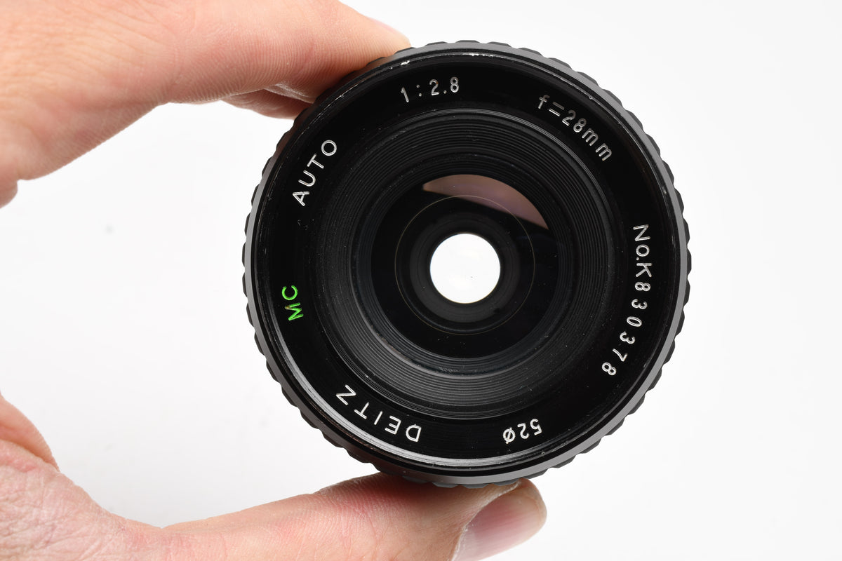 Deitz 28mm F2.8 Wide Angle Macro Lens, Caps, PK Mount, Good, Bargain
