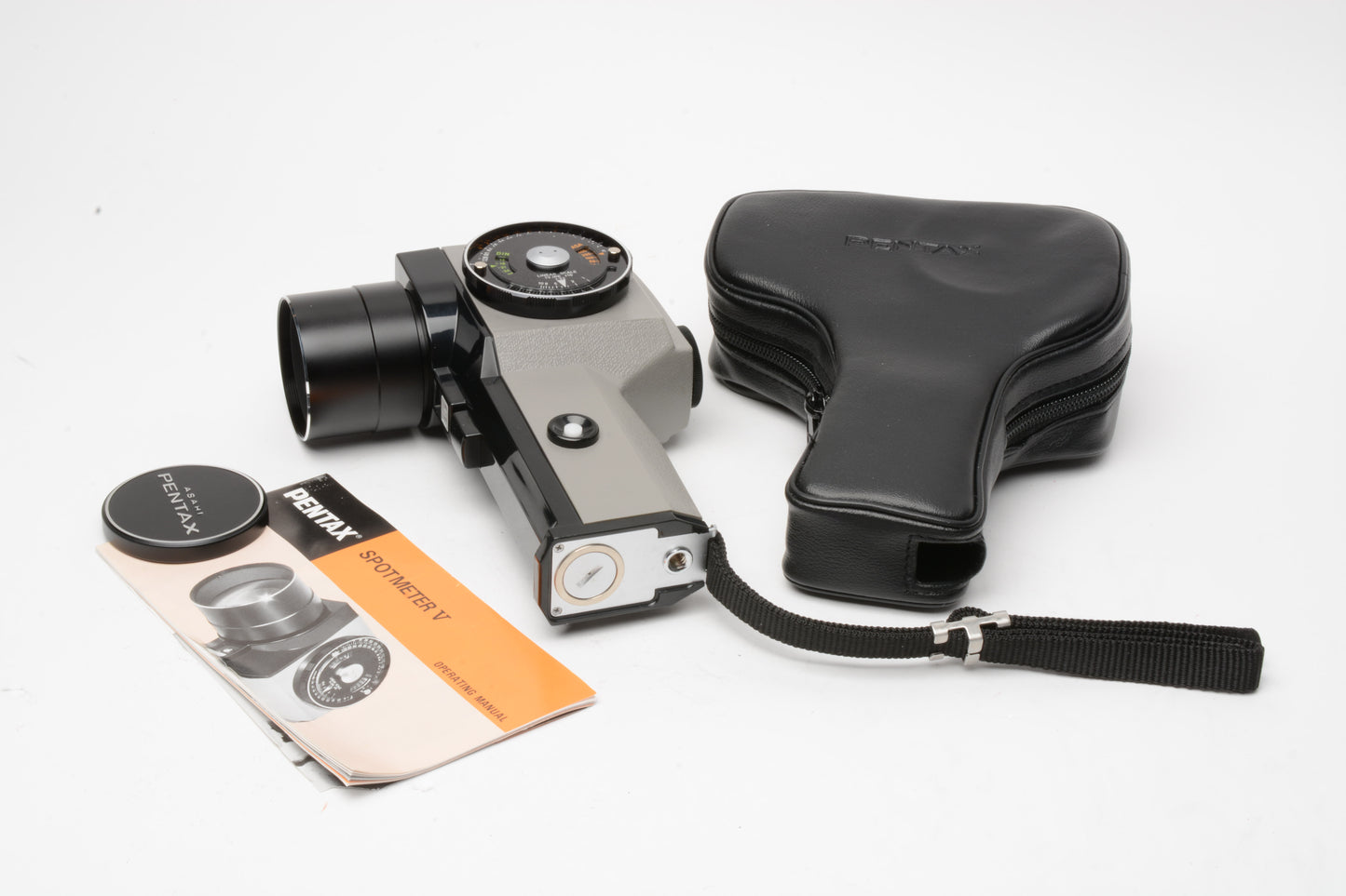 Pentax Spotmeter V Analog spot meter, case+strap, Mint-