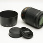 Nikon AF-S 55-200mm f4-5.6G ED VR DX, Hood, Caps, Very clean, Mint-