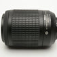 Nikon AF-S 55-200mm f4-5.6G ED VR DX, Hood, Caps, Very clean, Mint-