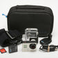 GoPro Hero 3+ camera w/batt, charging cable, housing, 64GB Micro SD + mounts + case