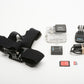 GoPro Hero 3+ camera w/batt, charging cable, housing, 64GB Micro SD + mounts + case