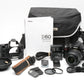 Nikon D60 DSLR body w/18-55mm f3.5-5.6G DX VR, case, filters, 2X batts, 3262 Acts, NICE!