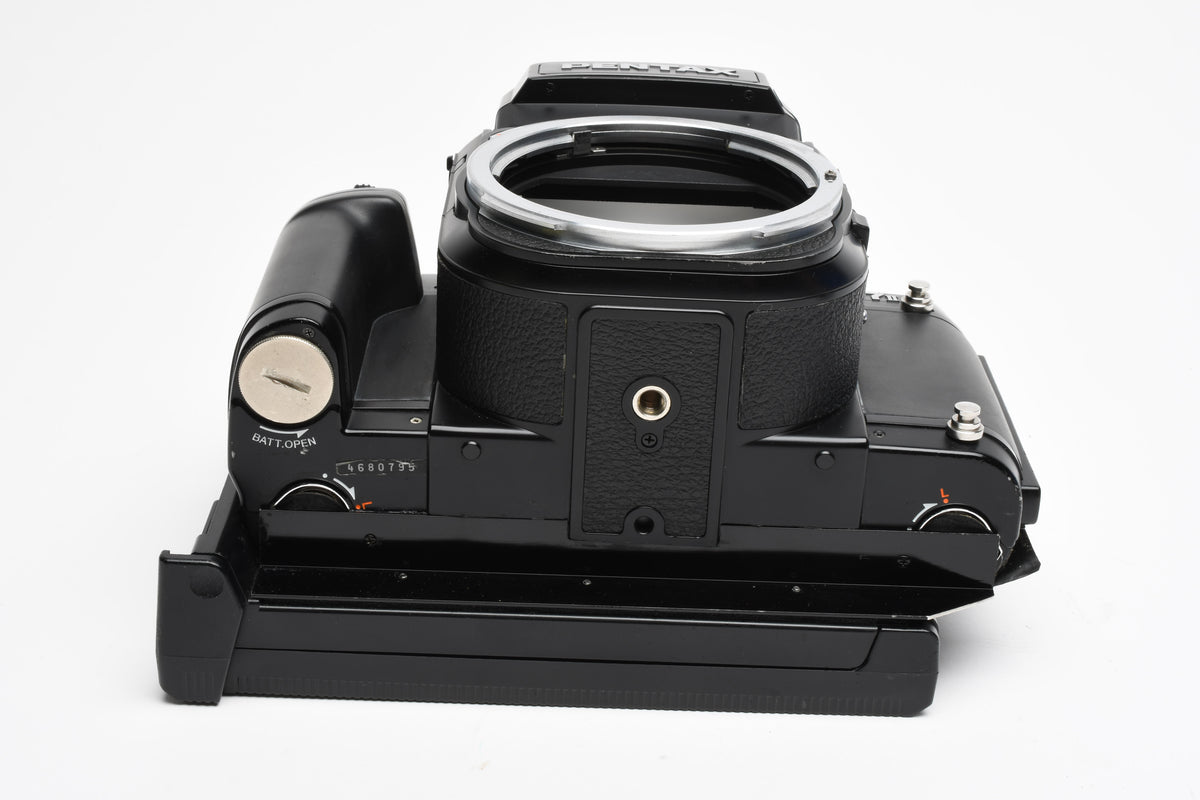 Pentax 67 II Body w/Modified back for Polaroid/Fujifilm instant images, Clean!