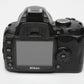 Nikon D60 DSLR body w/18-55mm f3.5-5.6G DX VR, case, filters, 2X batts, 3262 Acts, NICE!