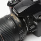 Nikon D60 DSLR body w/18-55mm f3.5-5.6G DX VR, case, filters, 2X batts, 3262 Acts, NICE!