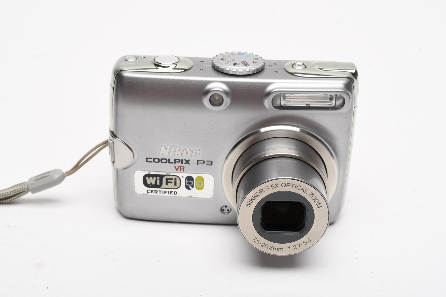 Nikon Coolpix P3 VR 8.1MP Digital Point&Shoot, Tested, Great