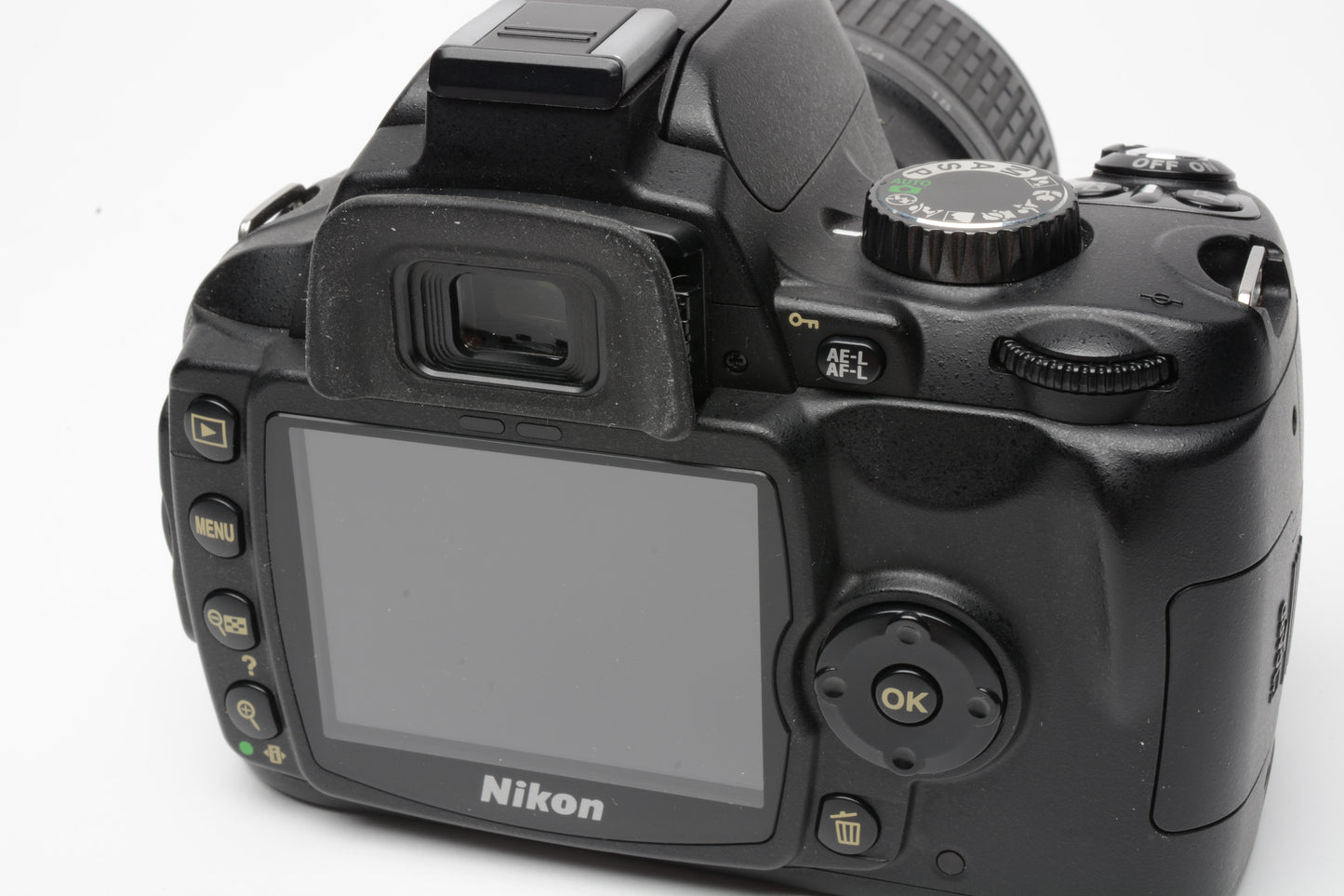 Nikon D60 DSLR body w/18-55mm f3.5-5.6G DX VR, case, filters, 2X batts, 3262 Acts, NICE!