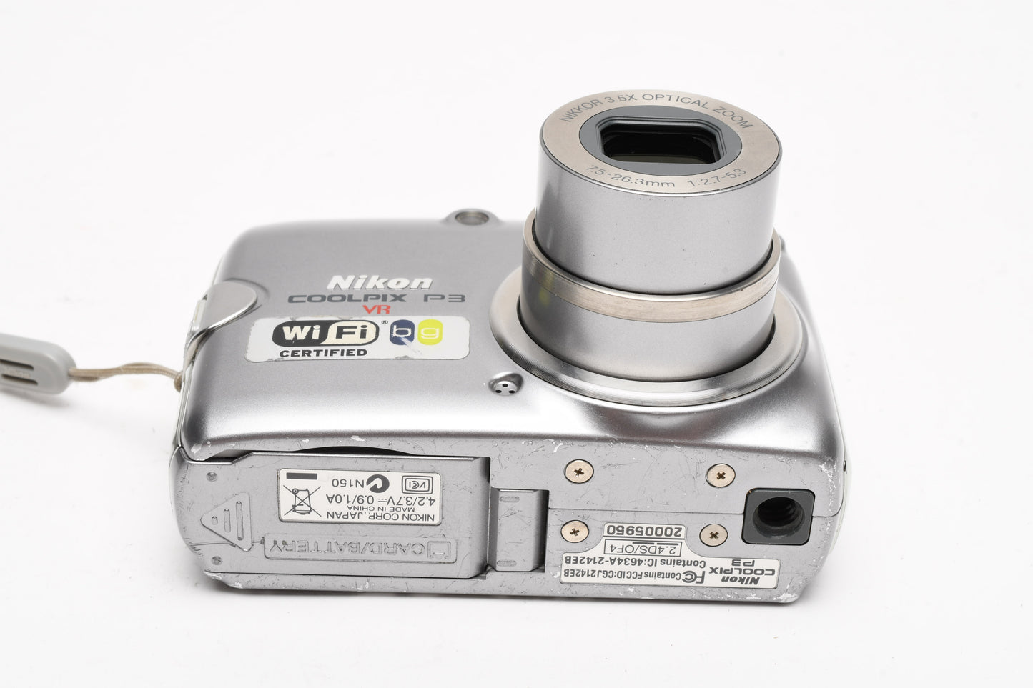 Nikon Coolpix P3 VR 8.1MP Digital Point&Shoot, Tested, Great