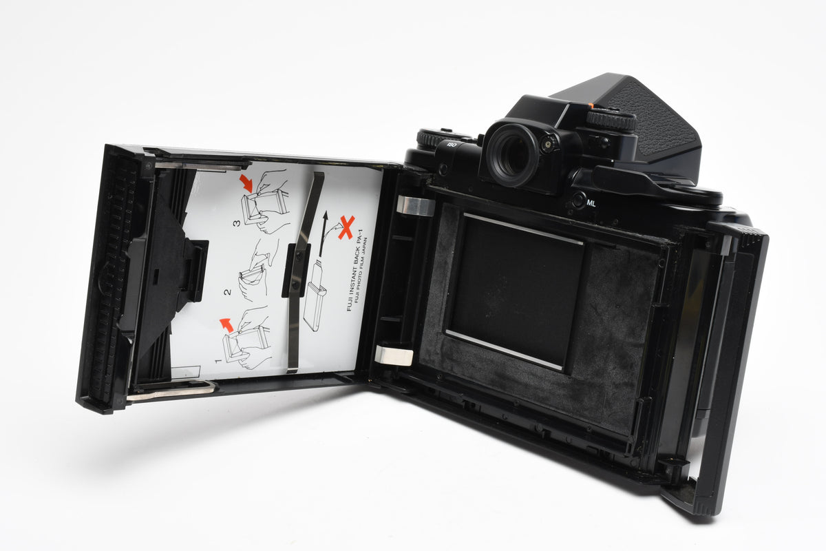 Pentax 67 II Body w/Modified back for Polaroid/Fujifilm instant images, Clean!