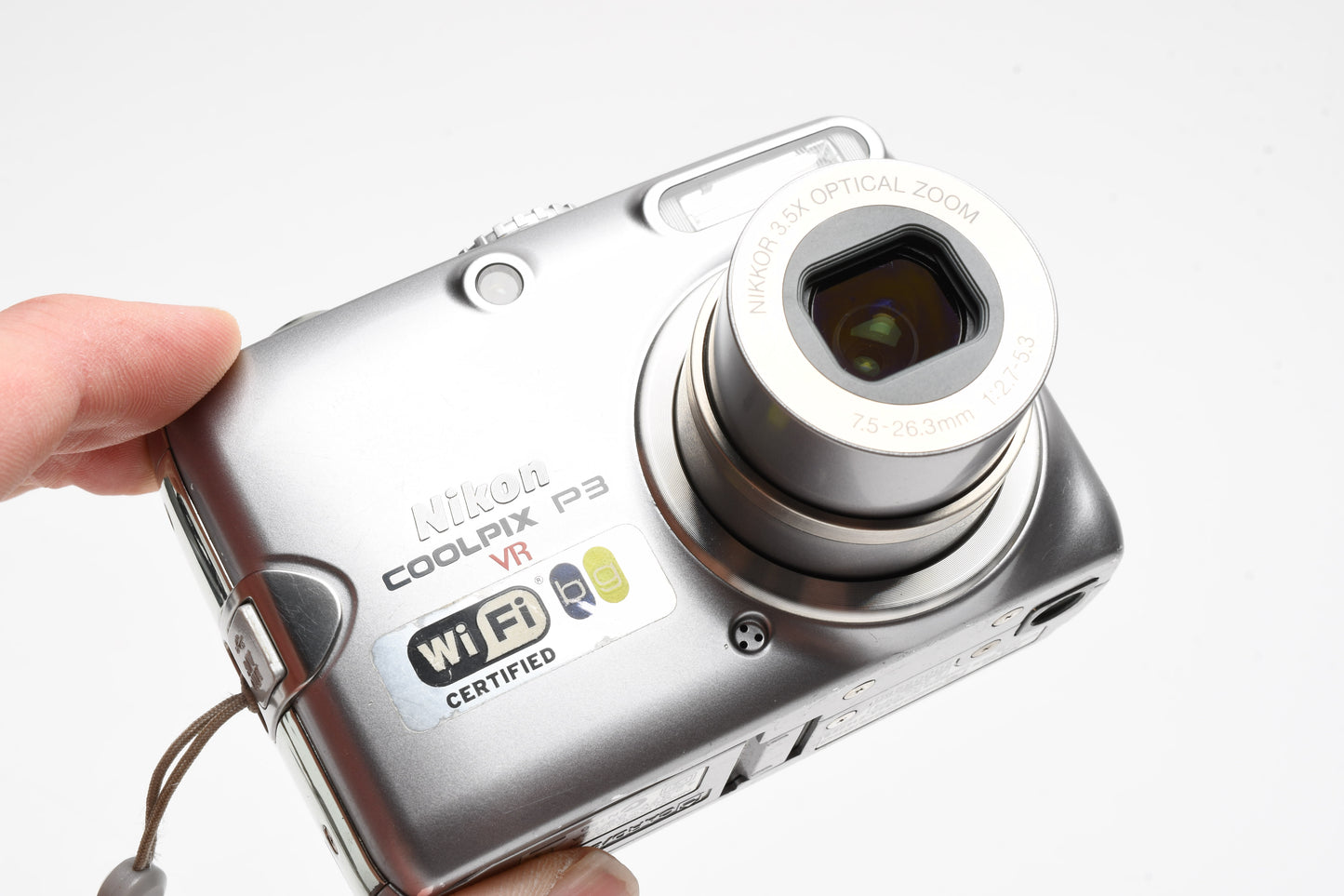 Nikon Coolpix P3 VR 8.1MP Digital Point&Shoot, Tested, Great