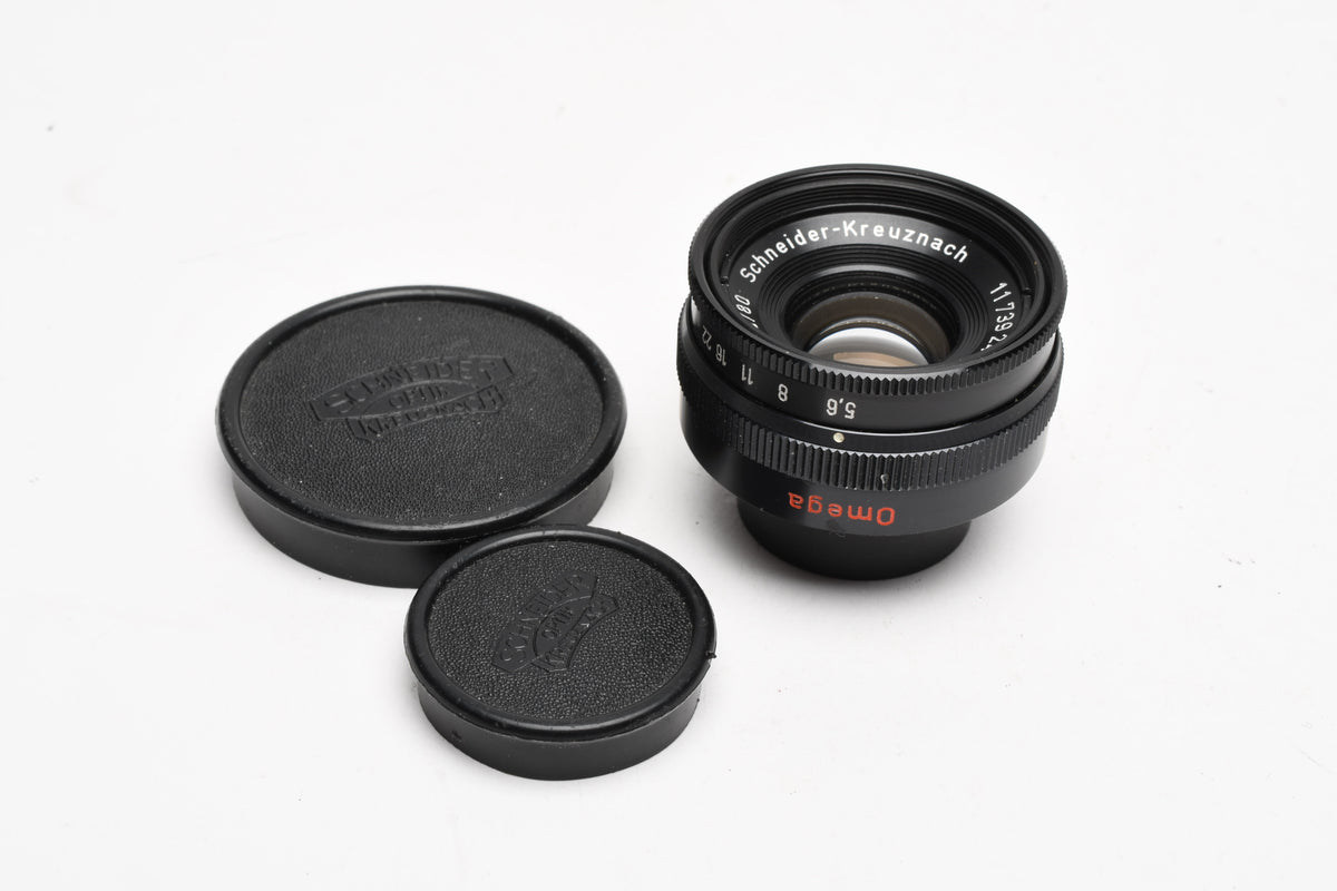 Omega Schneider Componon 80mm f5.6 Enlarging lens w/Caps + RR