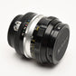 Nikon Nikkor-N Auto 24mm f2.8 Lens Non-Ai, Caps, Sharp!