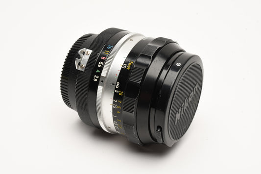 Nikon Nikkor-N Auto 24mm f2.8 Lens Non-Ai, Caps, Sharp!