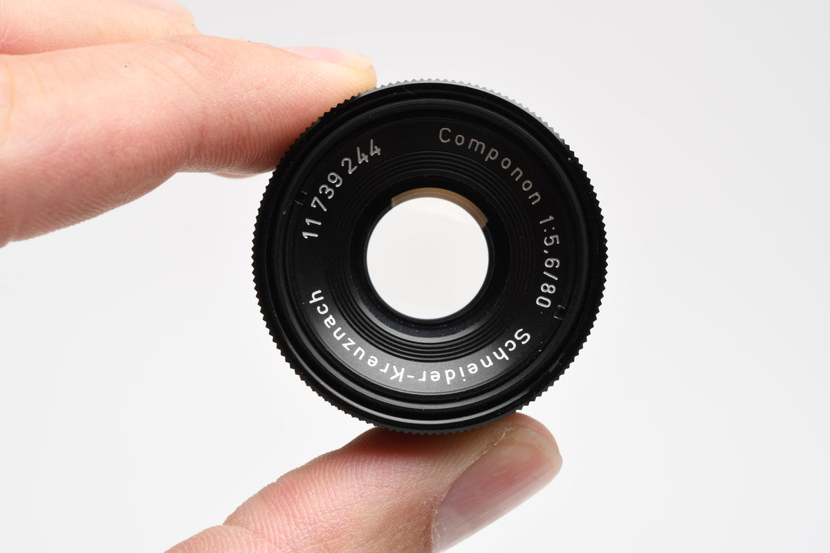 Omega Schneider Componon 80mm f5.6 Enlarging lens w/Caps + RR