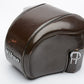 Nikon F Eveready hard leather camera carrying case (Brown)