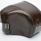 Nikon F Eveready hard leather camera carrying case (Brown)