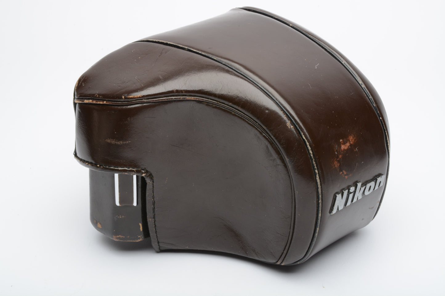 Nikon F Eveready hard leather camera carrying case (Brown)