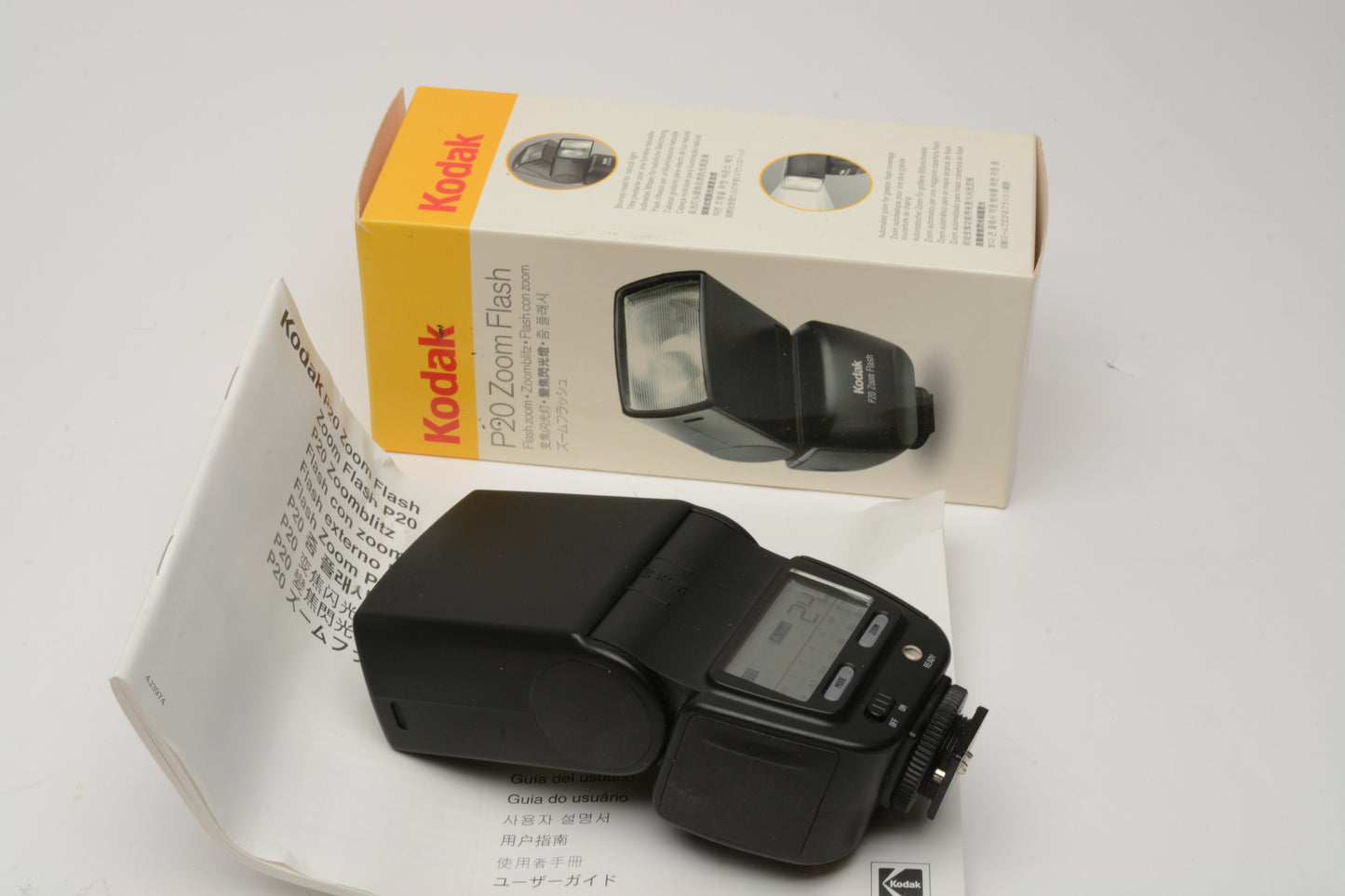 Kodak P20 Compact Zoom flash, Barely used, Boxed, Mint-