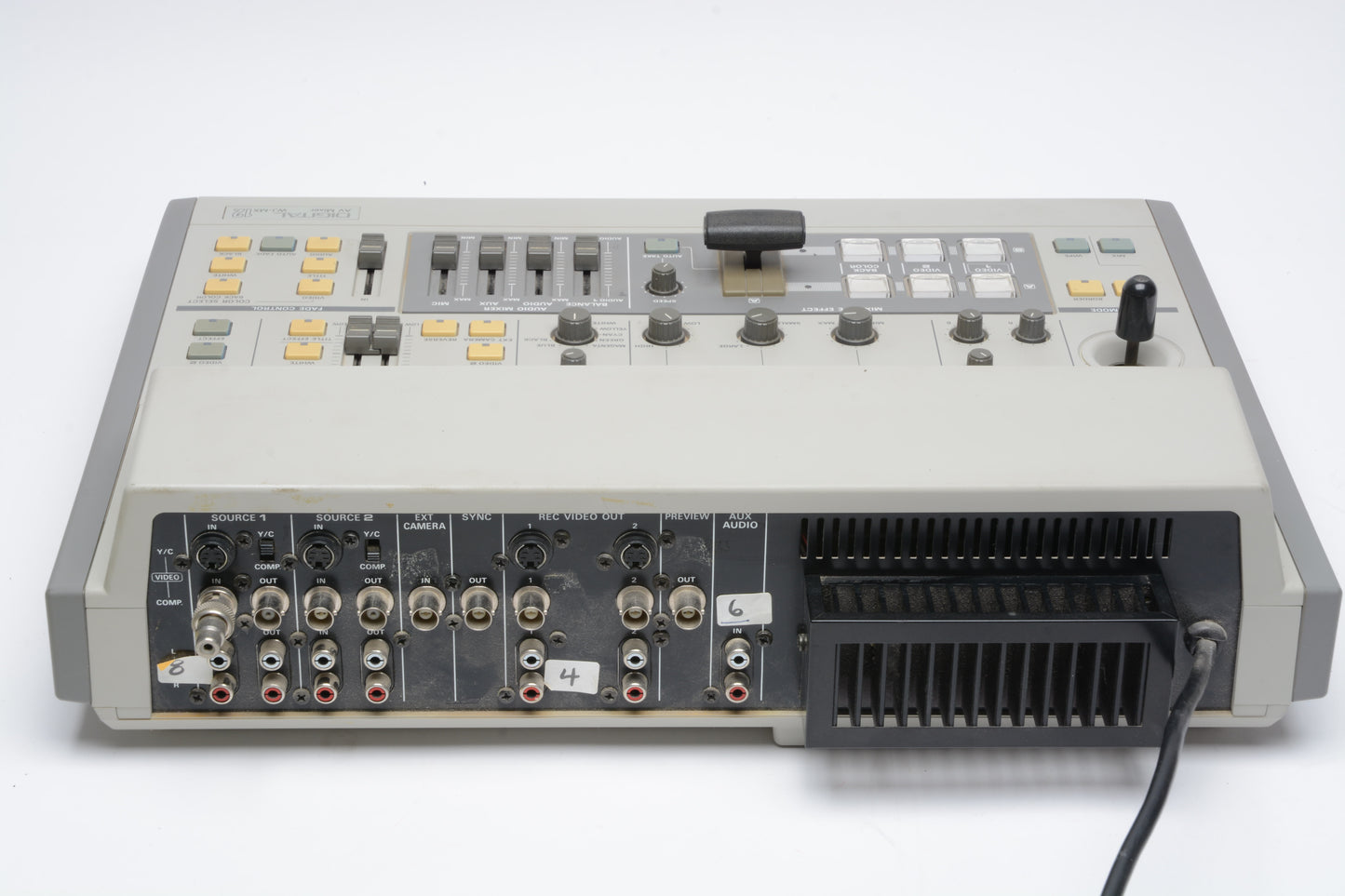 Panasonic WJ-MX12 AV Mixer w/WJ-KB15 Character generator, Tested, Great!