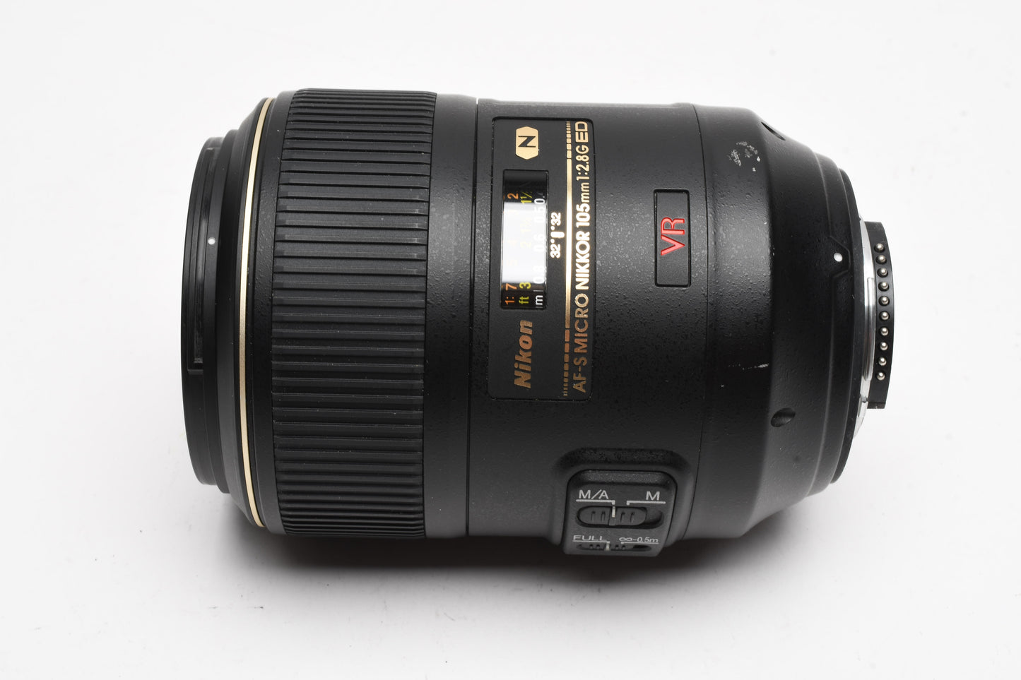 Nikon AF-S VR Micro-Nikkor 105mm f2.8G IF-ED #2160 USA, B+W UV, Hood